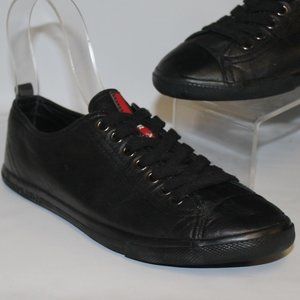 Men's Mint Auth Prada Leather Sneakers Sport Shoes